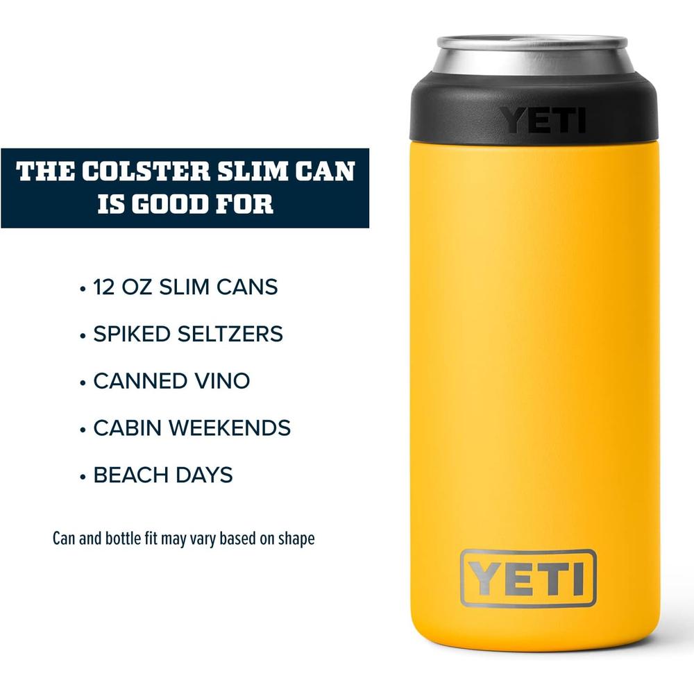 YETI RAMBLER AISLADOR DE LATAS INSERTABLE DE 12 OZ | AMARILLO - 4
