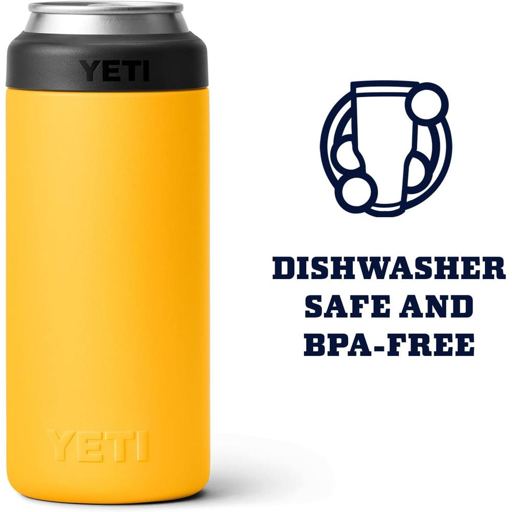 YETI RAMBLER AISLADOR DE LATAS INSERTABLE DE 12 OZ | AMARILLO - 5