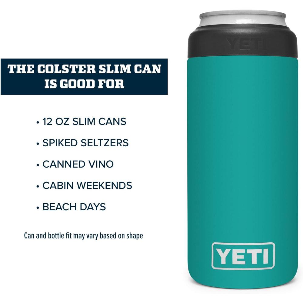 YETI RAMBLER AISLADOR DE LATAS INSERTABLE DE 12 OZ | TURQUEZA - 4