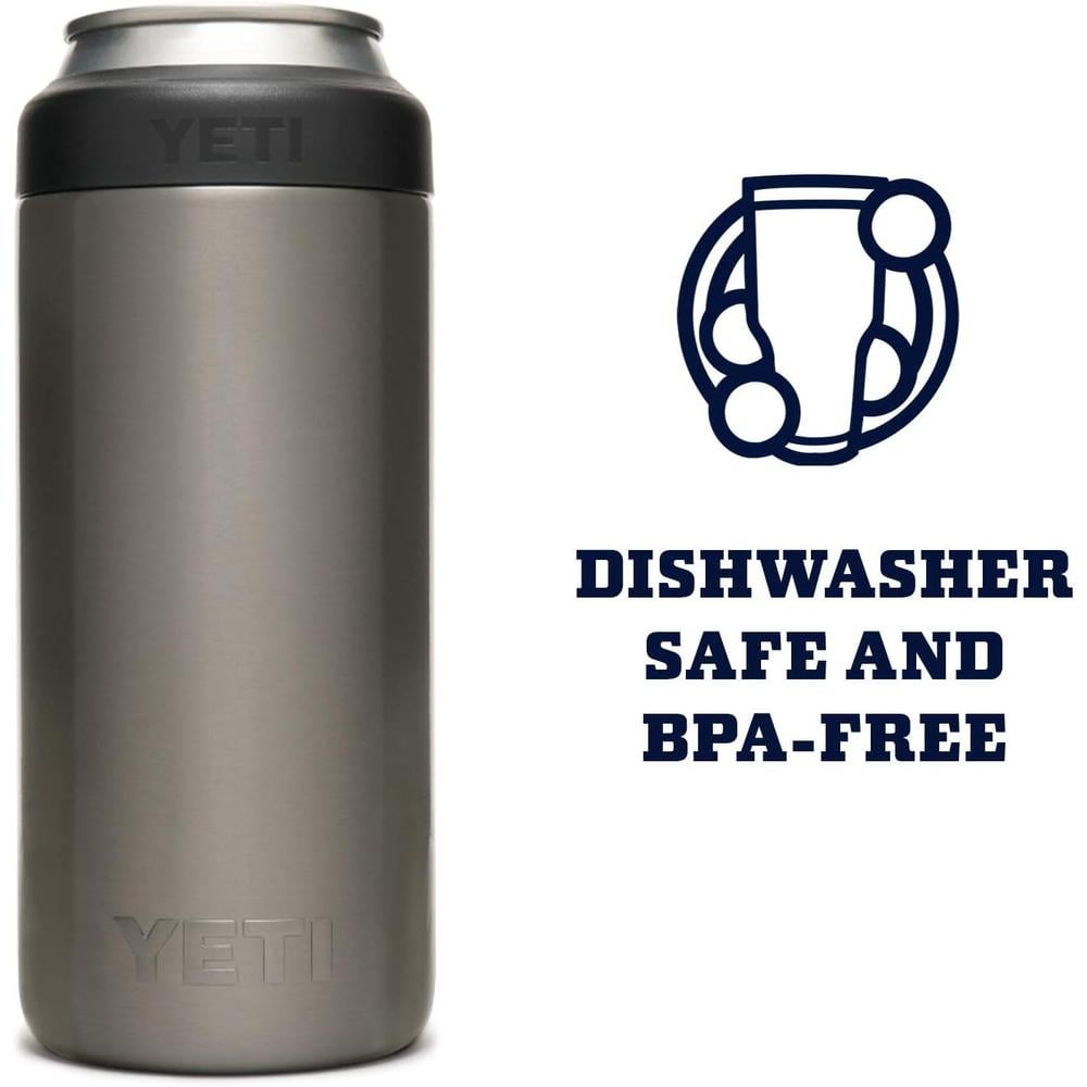 YETI RAMBLER AISLADOR DE LATAS INSERTABLE DE 12 OZ | GRAFITO - 5