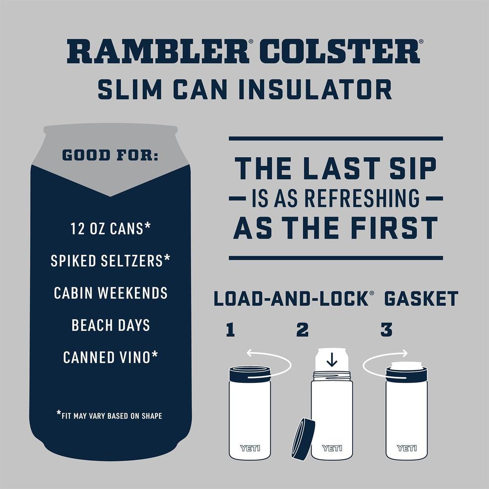 YETI RAMBLER AISLADOR DE LATAS NO INSERTABLE DE 12 OZ | PALO ROSA - 2