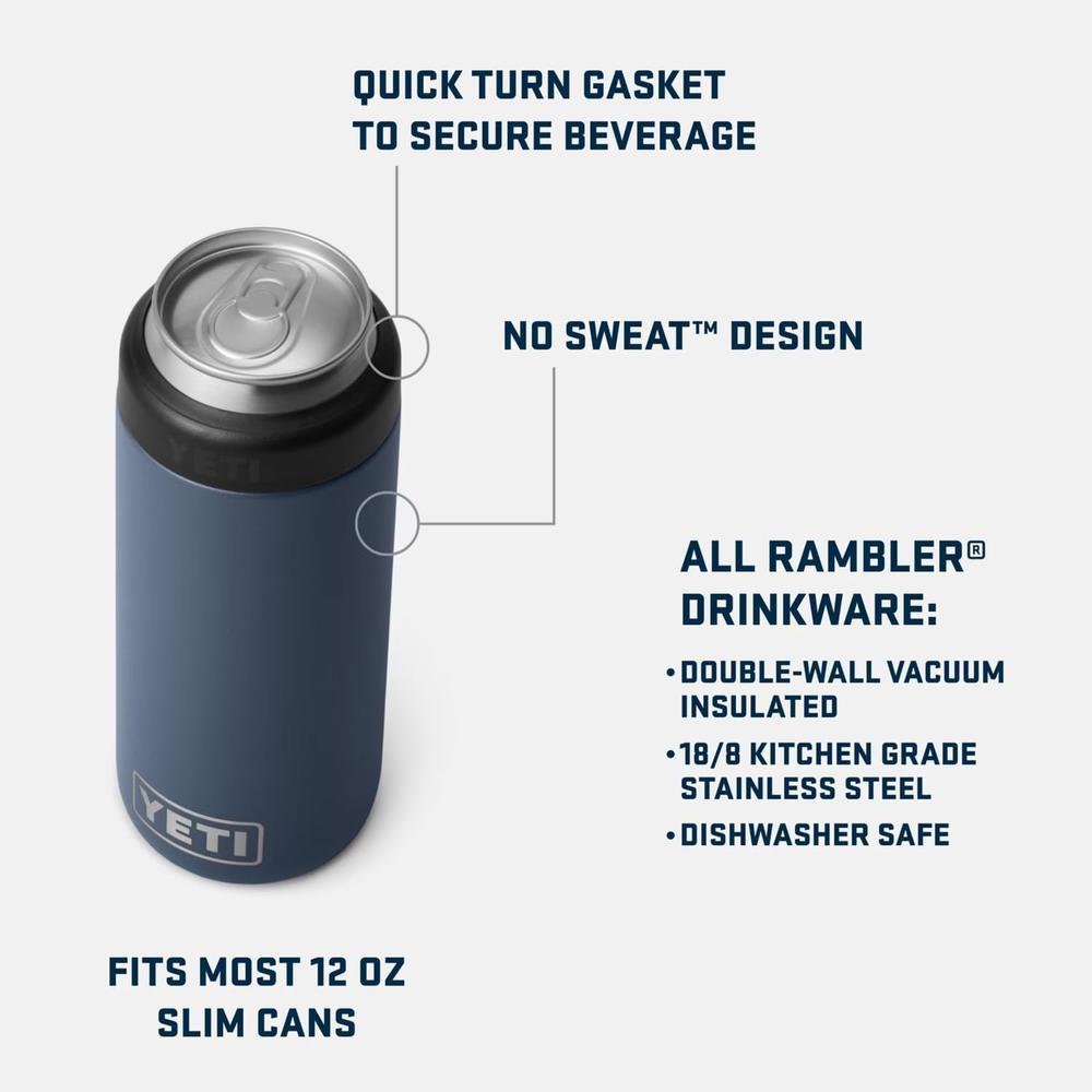 YETI RAMBLER AISLADOR DE LATAS NO INSERTABLE DE 12 OZ | PALO ROSA - 4