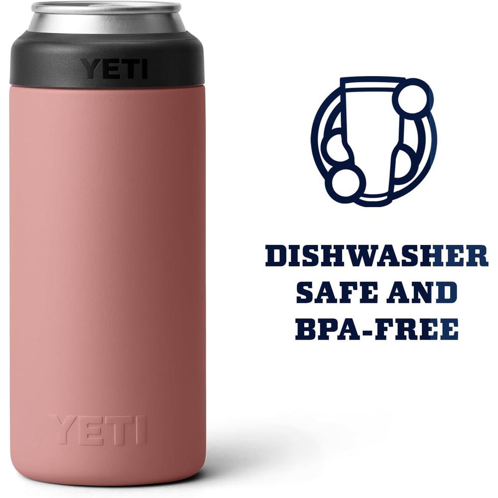 YETI RAMBLER AISLADOR DE LATAS NO INSERTABLE DE 12 OZ | PALO ROSA - 5