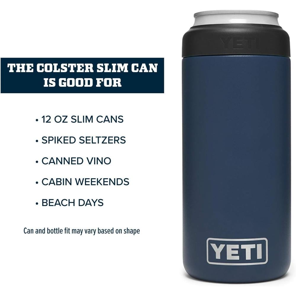YETI RAMBLER AISLADOR DE LATAS NO INSERTABLE DE 12 OZ | AZUL MARINO - 4