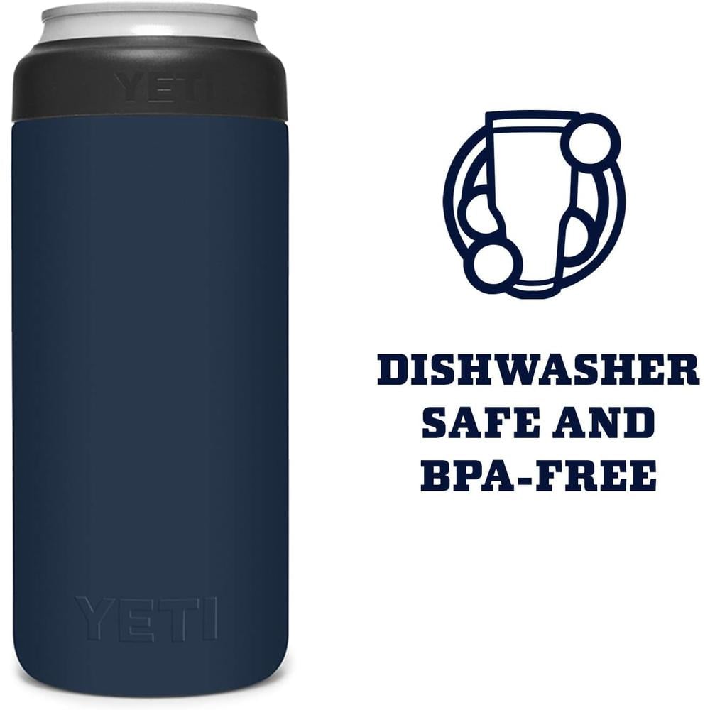YETI RAMBLER AISLADOR DE LATAS NO INSERTABLE DE 12 OZ | AZUL MARINO - 5