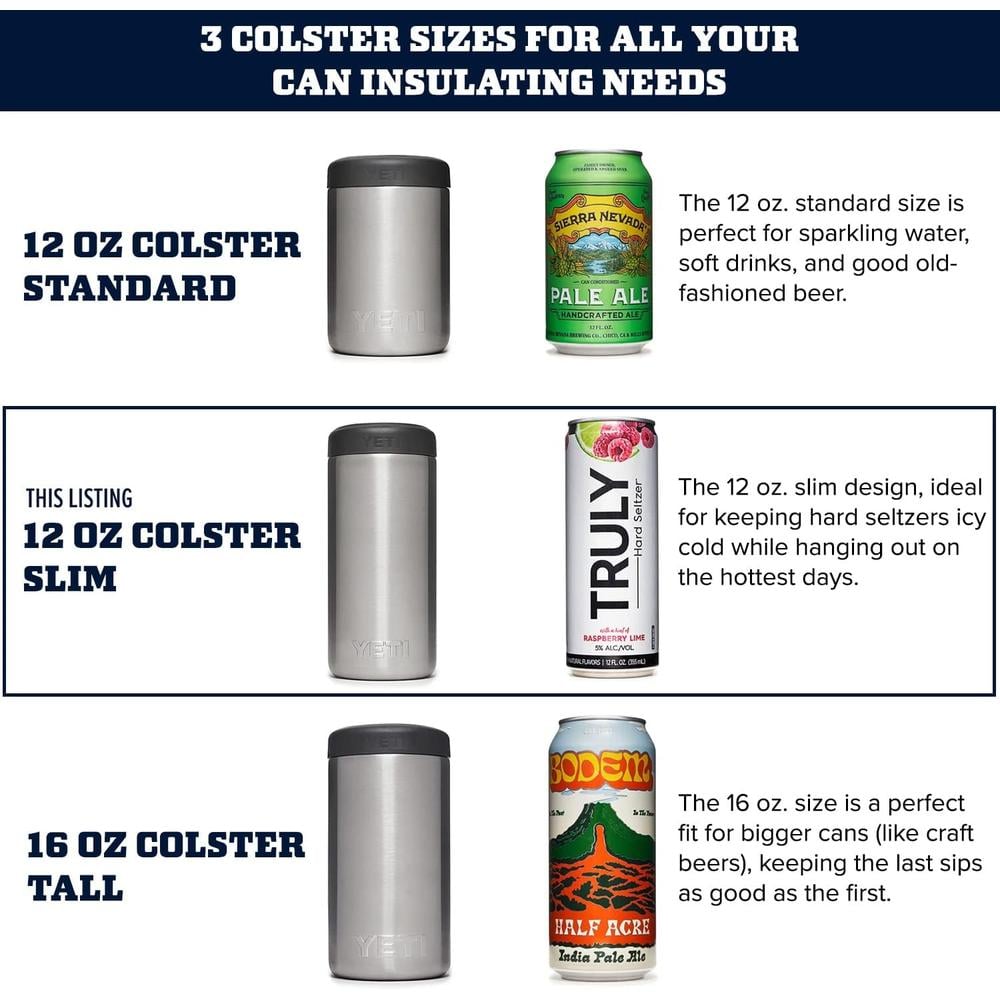 YETI RAMBLER AISLADOR DE LATAS INSERTABLE DE 12 OZ | GRIS - 2