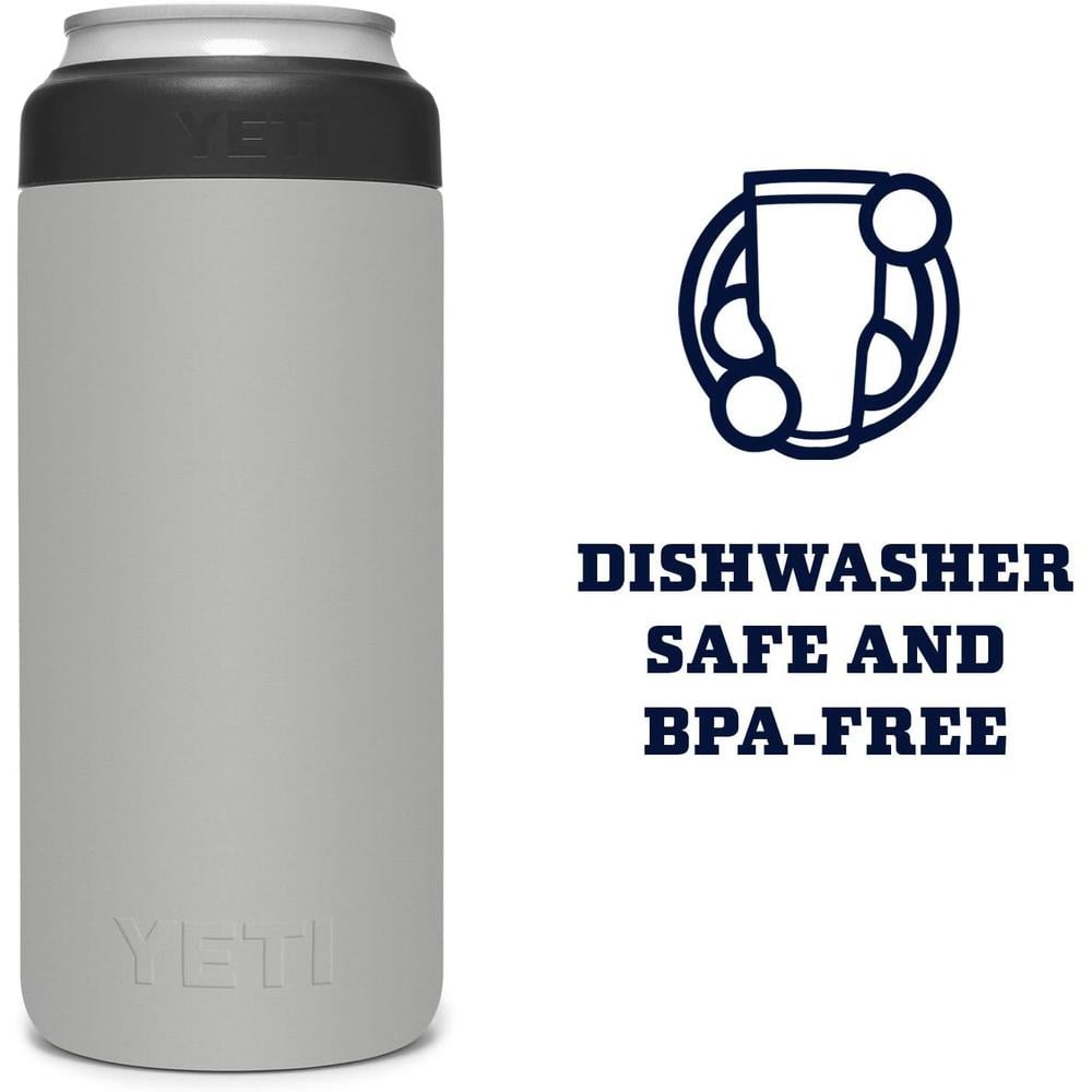 YETI RAMBLER AISLADOR DE LATAS INSERTABLE DE 12 OZ | GRIS - 5