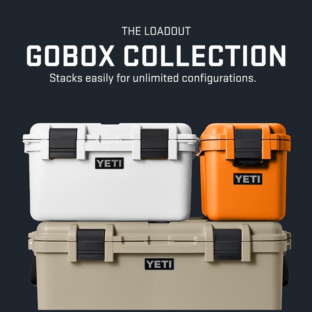 YETI GOBOX 60 CAJA DE HERRAMIENTAS IMPERMIABLE | BLANCO - 4