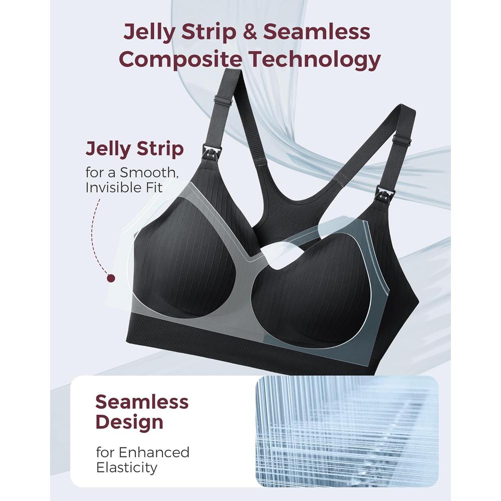 MOMCOZY BRASIER DE LACTANCIA DEPORTIVO Y SUAVE - 2