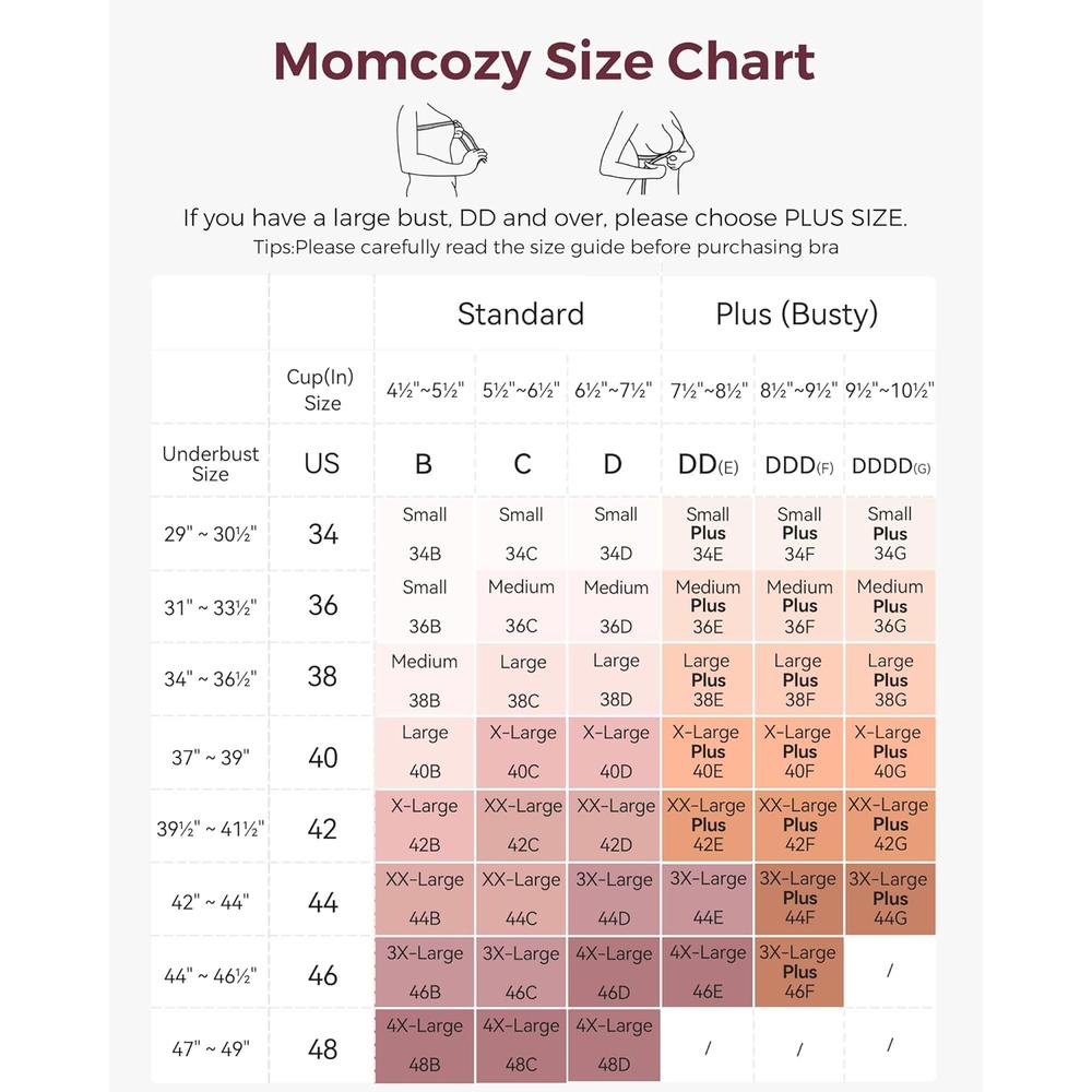 MOMCOZY BRASIER SOPORTE JELLY STRIP, 3XL | ROSA (BLUSH) - 5