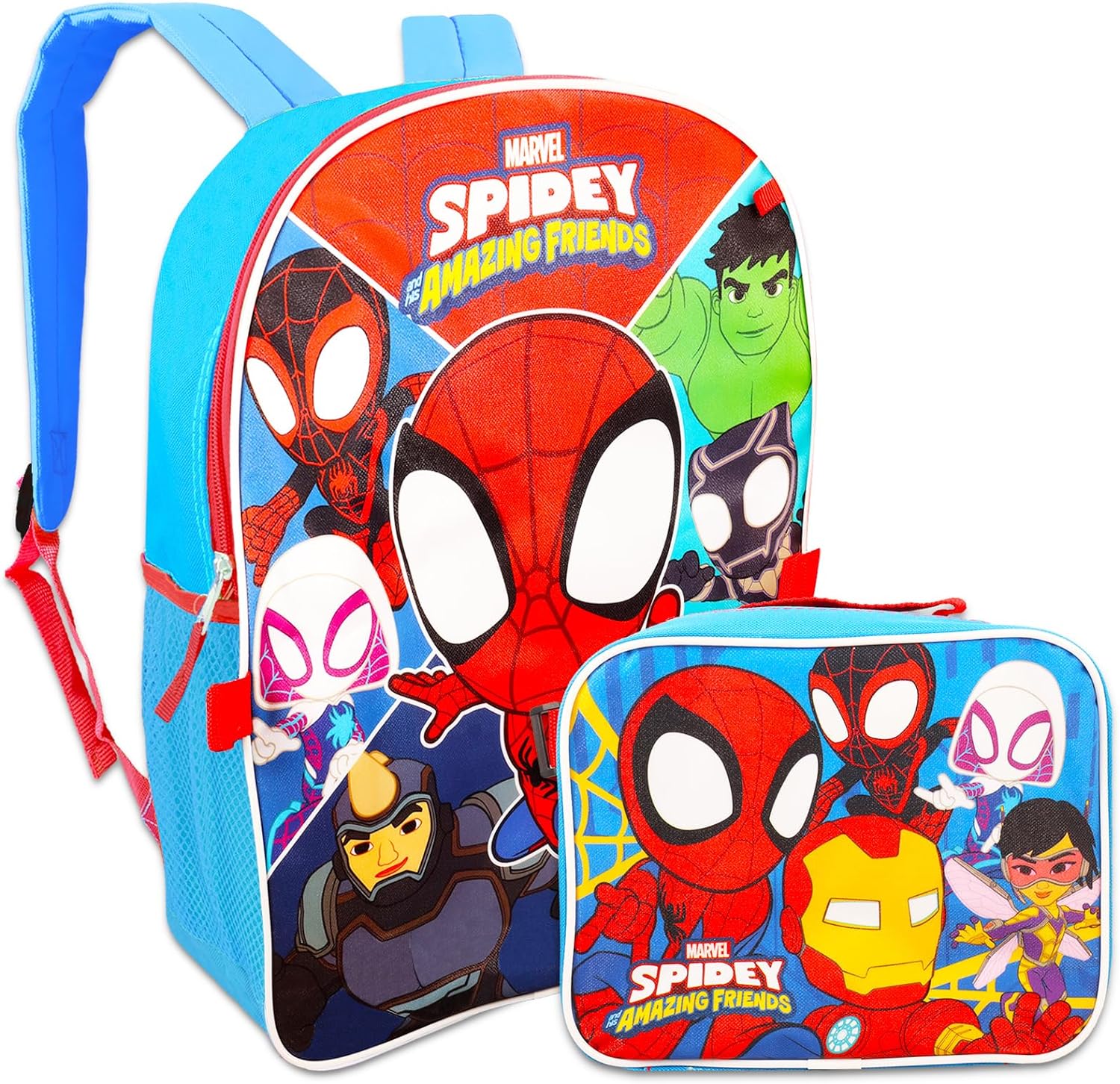 MARVEL SPIDEY AND HIS AMAZING FRIENDS - JUEGO DE MOCHILA DE 5 PIEZAS DE SPIDERMAN - 3