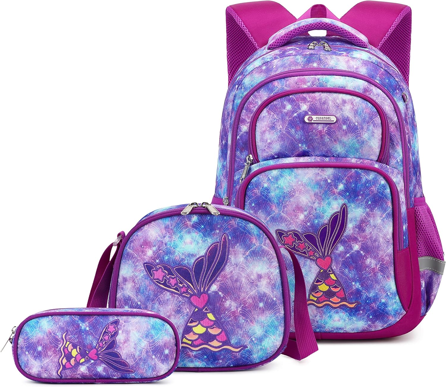 JUEGO DE 3 MOCHILAS DE DINOSAURIO PARA NIÑOS CON CAJA DE ALMUERZO, BOLSA DE LIBRO ESCOLAR PARA NIÑOS PRIMARIOS PREESCOLARES - 1
