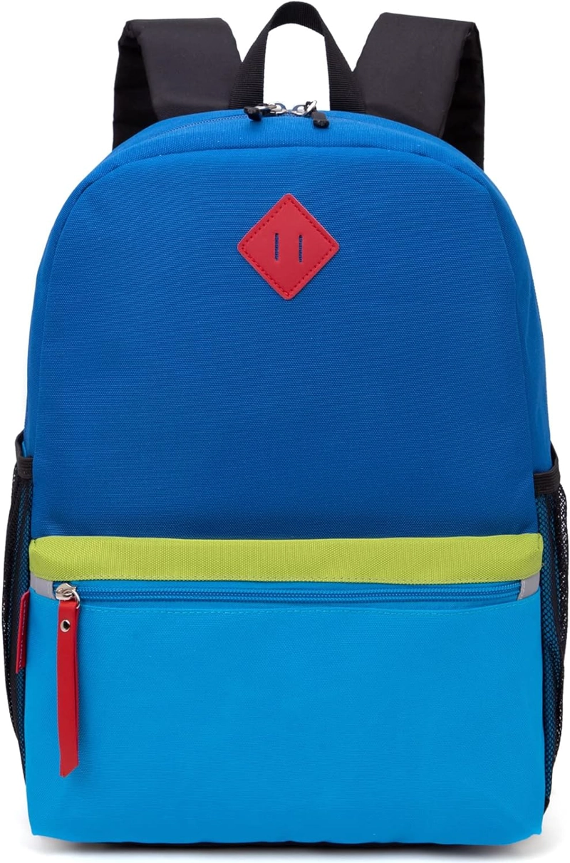 MOCHILA ESCOLAR PARA NIÑOS PEQUEÑOS PARA NIÑOS DE 3 A 6 AÑOS, AZUL 02, MODERNO - 1