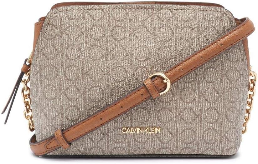 CALVIN KLEIN | BOLSO HAILEY CON TRIPLE COMPARTIMENTO Y CADENA CROSSBODY - 1