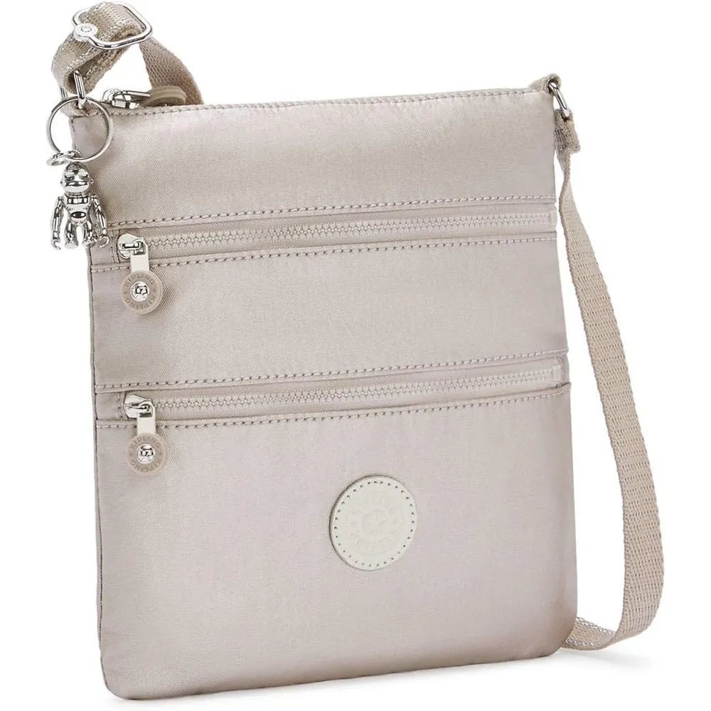 KIPLING | MINI BOLSO KEIKO AJUSTABLE CROSSBODY (METALLIC GLOW) - 4