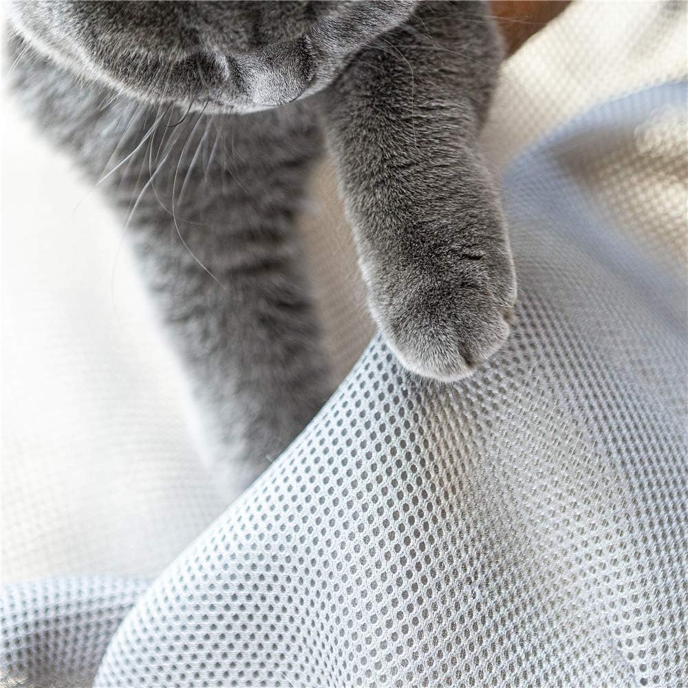 JUNSPOW CAMA PARA GATOS HAMACA PARA MASCOTAS CAMA PARA DORMIR ESTRUCTURA ESTABLE DESMONTABLE EXCELENTE TRANSPIRABILIDAD FÁCIL - 3