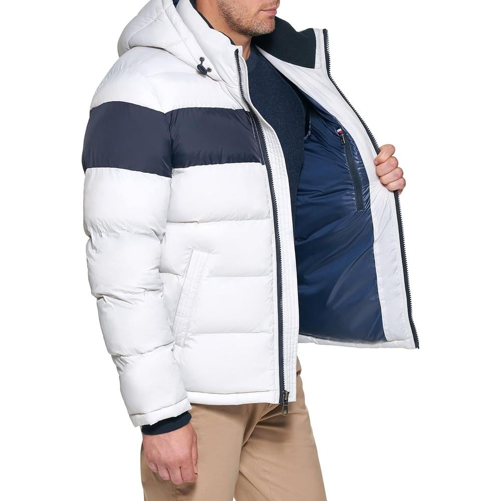 CASACA TOMMY HILFIGER ACOLCHADA CON CAPUCHA PARA HOMBRE - 3
