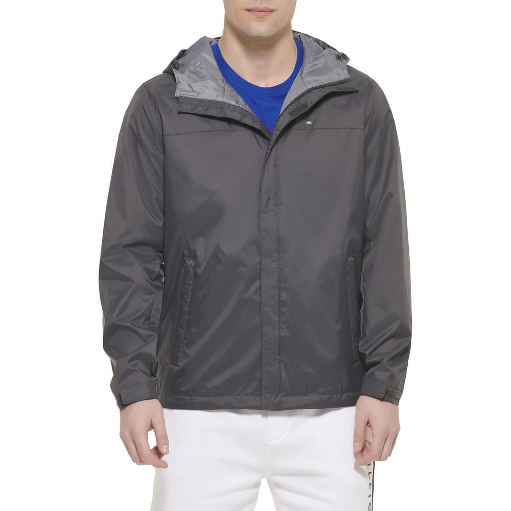 CASACA TOMMY HILFIGER CON CAPUCHA LIGERA Y TRANSPIRABLE PARA HOMBRE - 1