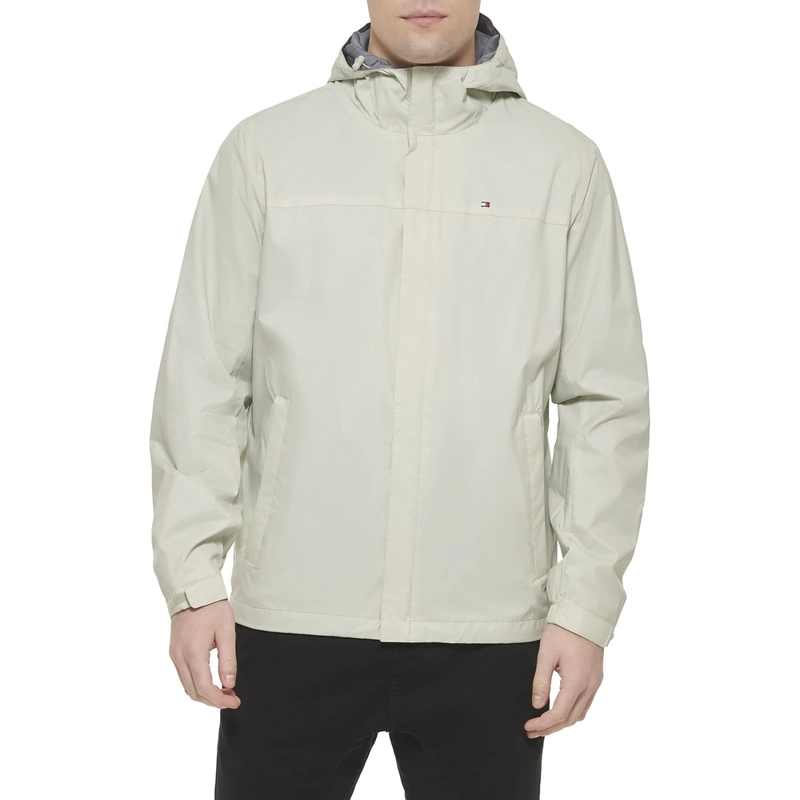 CASACA TOMMY HILFIGER CON CAPUCHA LIGERA Y TRANSPIRABLE PARA HOMBRE - 5