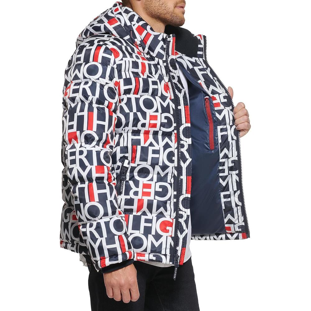 CASACA TOMMY HILFIGER ACOLCHADA CON CAPUCHA PARA HOMBRE - 3