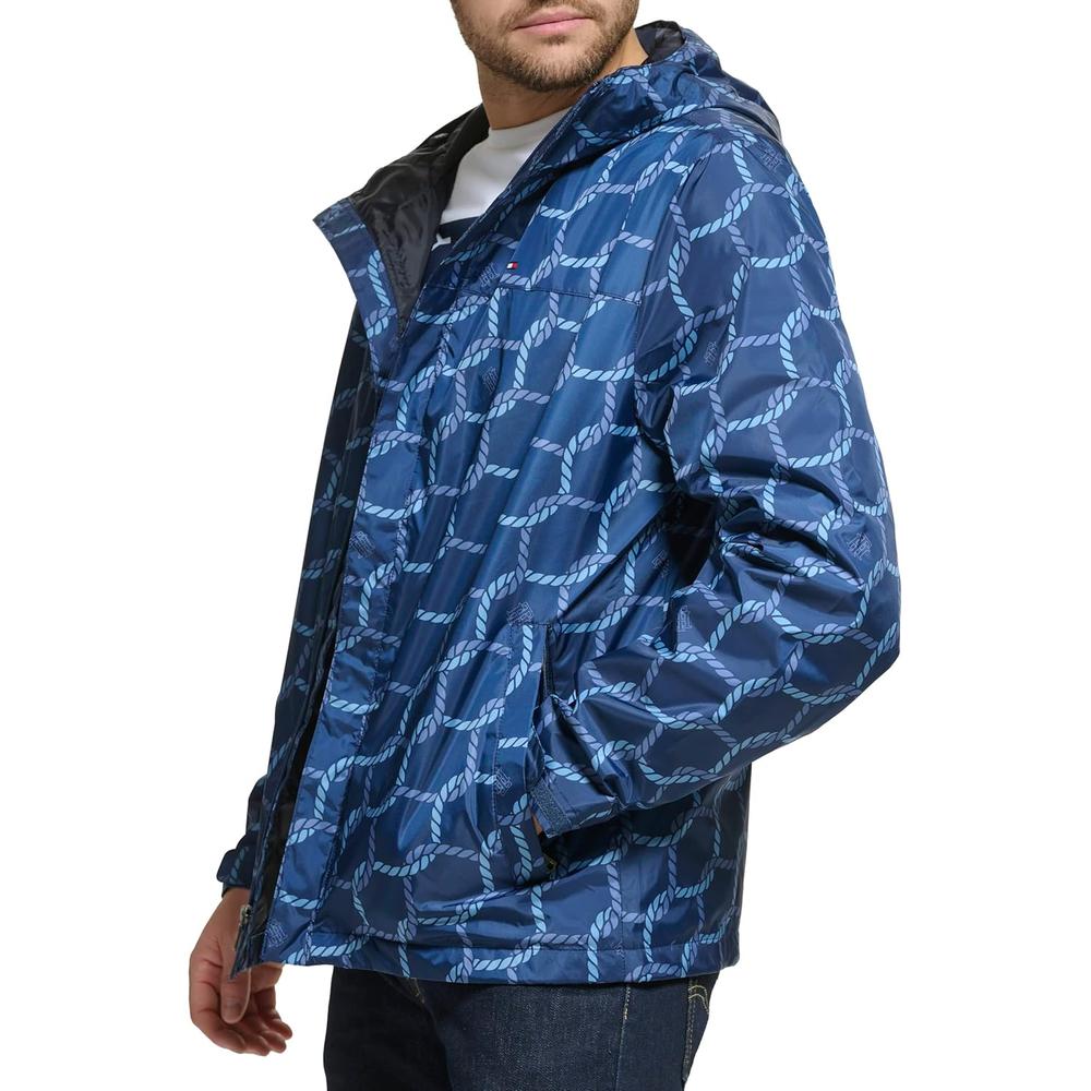 CASACA TOMMY HILFIGER CON CAPUCHA LIGERA Y TRANSPIRABLE PARA HOMBRE - 3