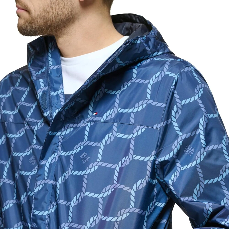 CASACA TOMMY HILFIGER CON CAPUCHA LIGERA Y TRANSPIRABLE PARA HOMBRE - 5