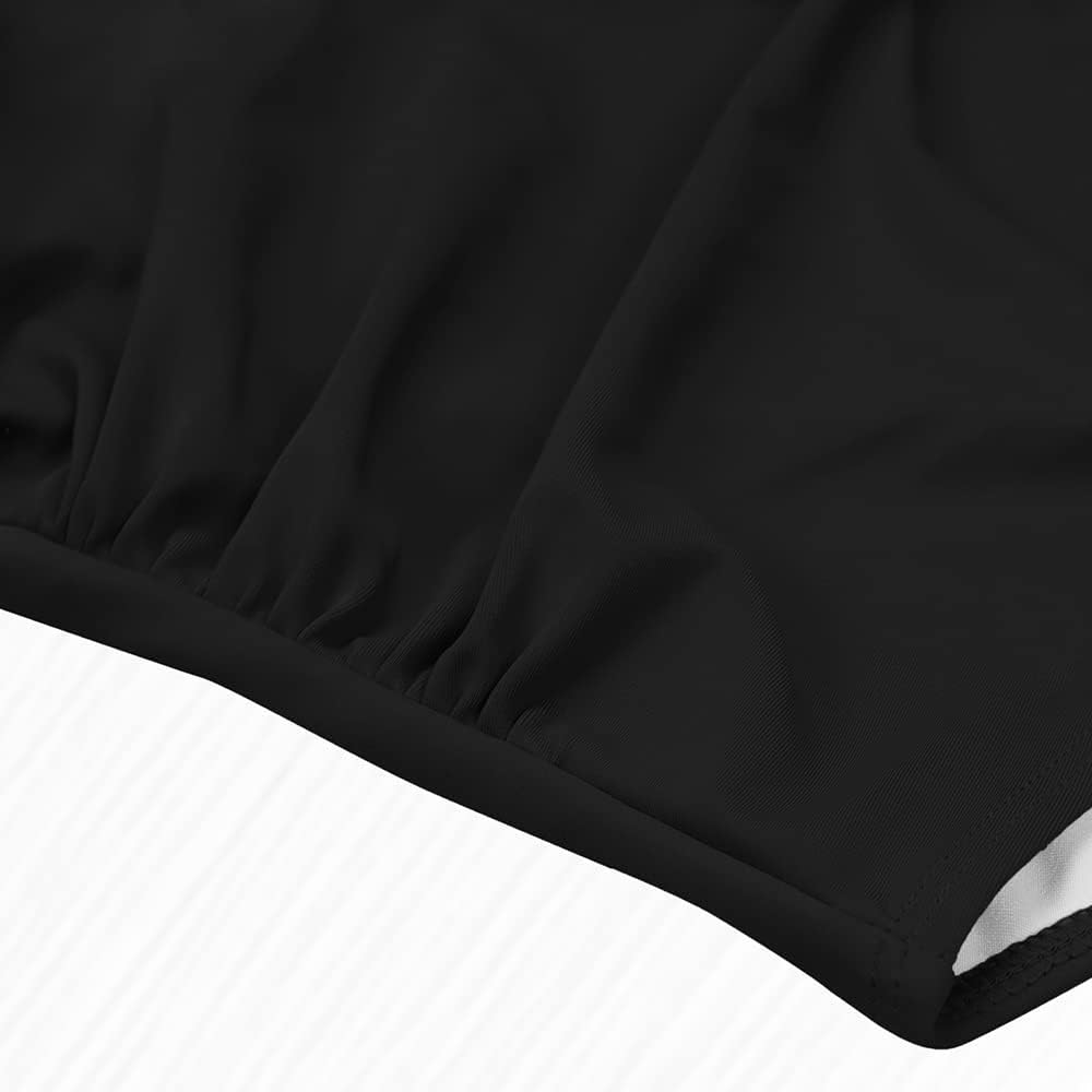 EOMENIE TRAJE DE BAÑO DE UNA PIEZA PARA MUJER CON CONTROL DE ABDOMEN, CINTURA ALTA, TRAJE DE BAÑO ENVOLVENTE DE 1 PIEZA - 5