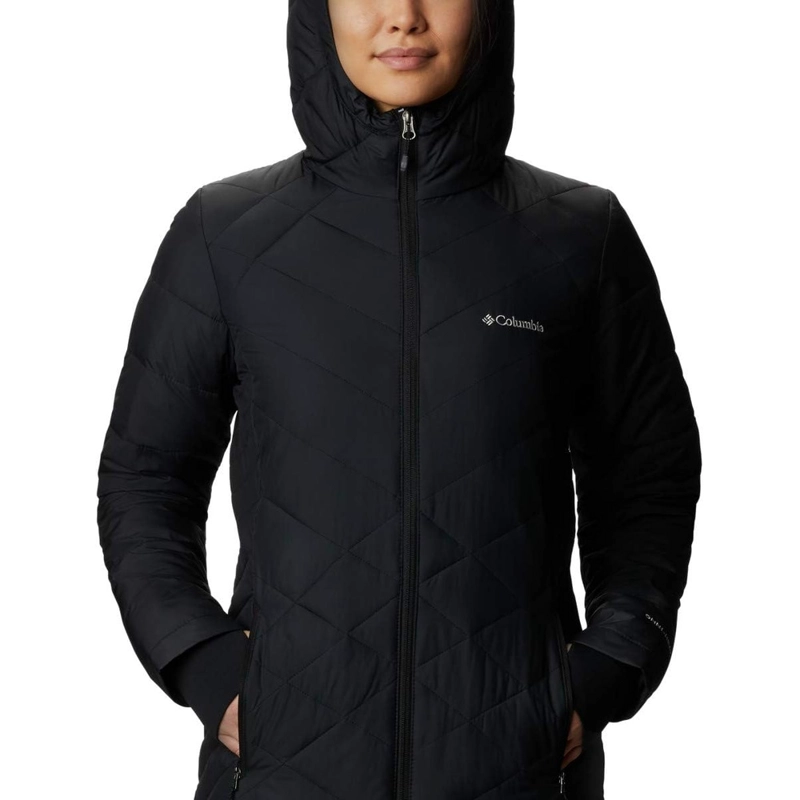 CASACA LARGA COLUMBIA CON CAPUCHA PARA MUJER - 4