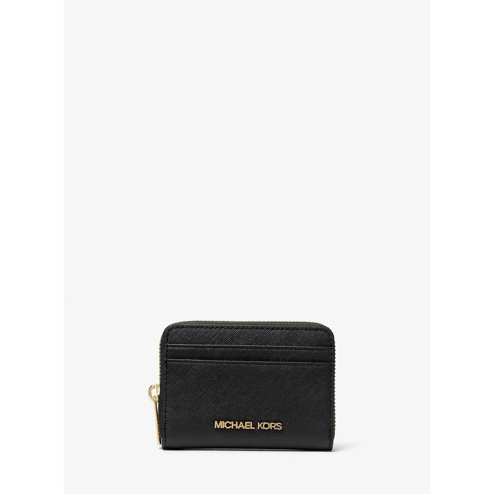 MICHAEL KORS CARTERA MEDIANA JET SET TRAVEL DE PIEL SAFFIANO | NEGRO - 1