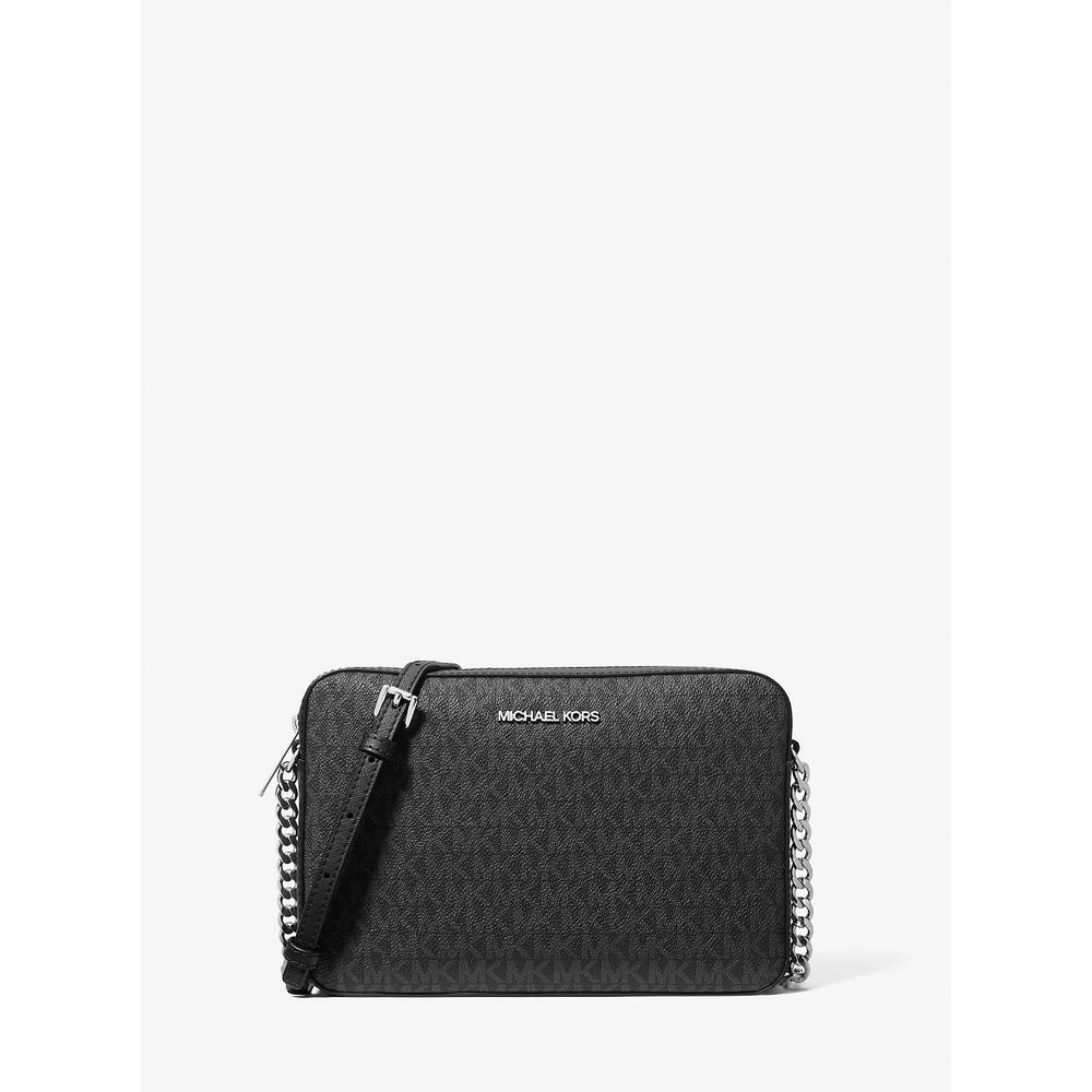 MICHAEL KORS BOLSO BANDOLERA GRANDE CON LOGOTIPO JET SET | BLACK - 1