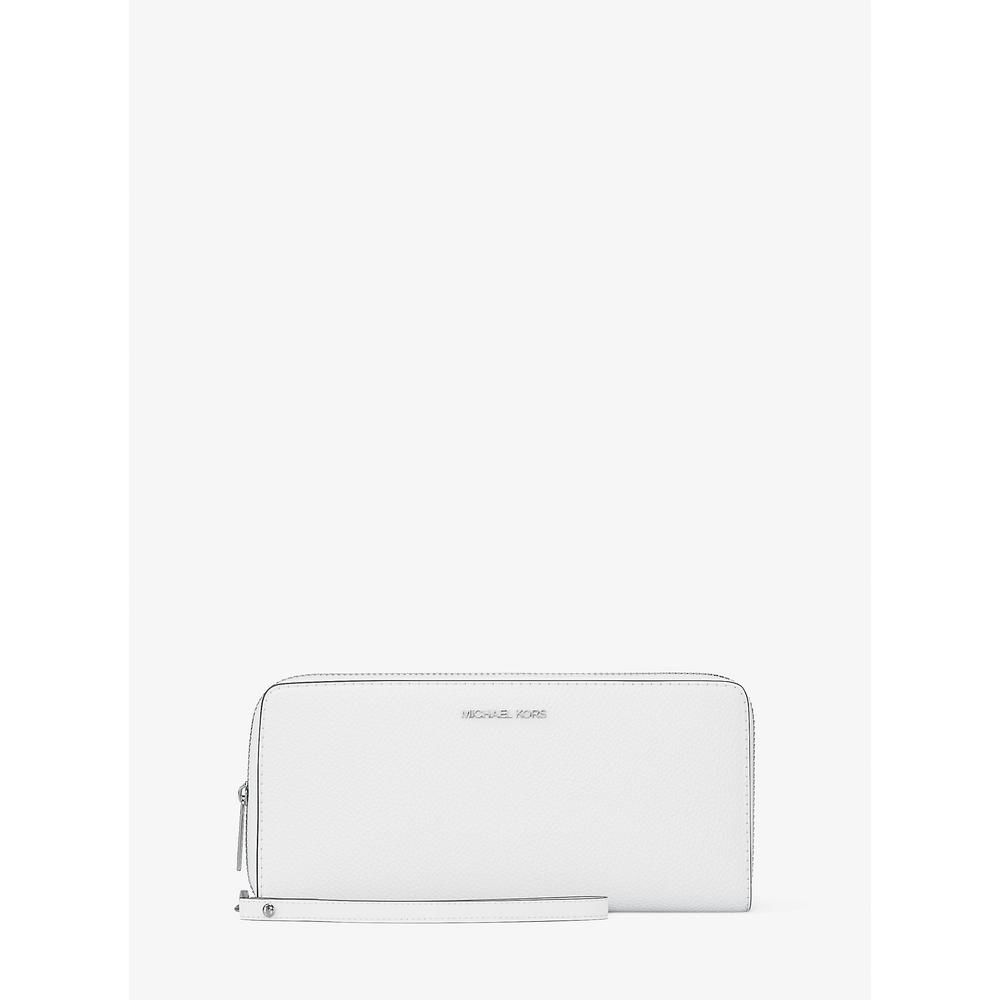 MICHAEL KORS CARTERA CONTINENTAL GRANDE DE PIEL GRANULADA | OPTIC WHITE - 1