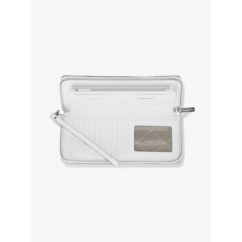 MICHAEL KORS CARTERA CONTINENTAL GRANDE DE PIEL GRANULADA | OPTIC WHITE - 2
