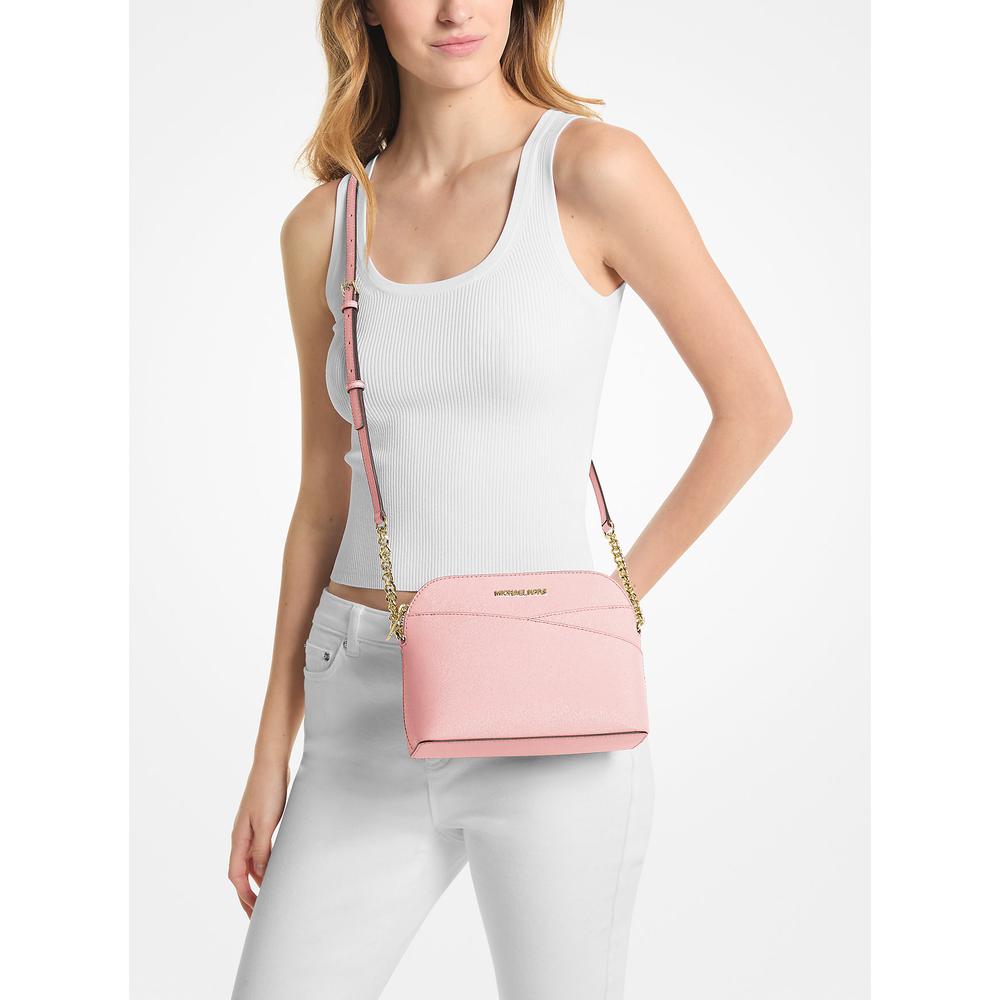 MICHAEL KORS BOLSO BANDOLERA MEDIANO TIPO DOMO JET SET TRAVEL | POWDER BLUSH - 3