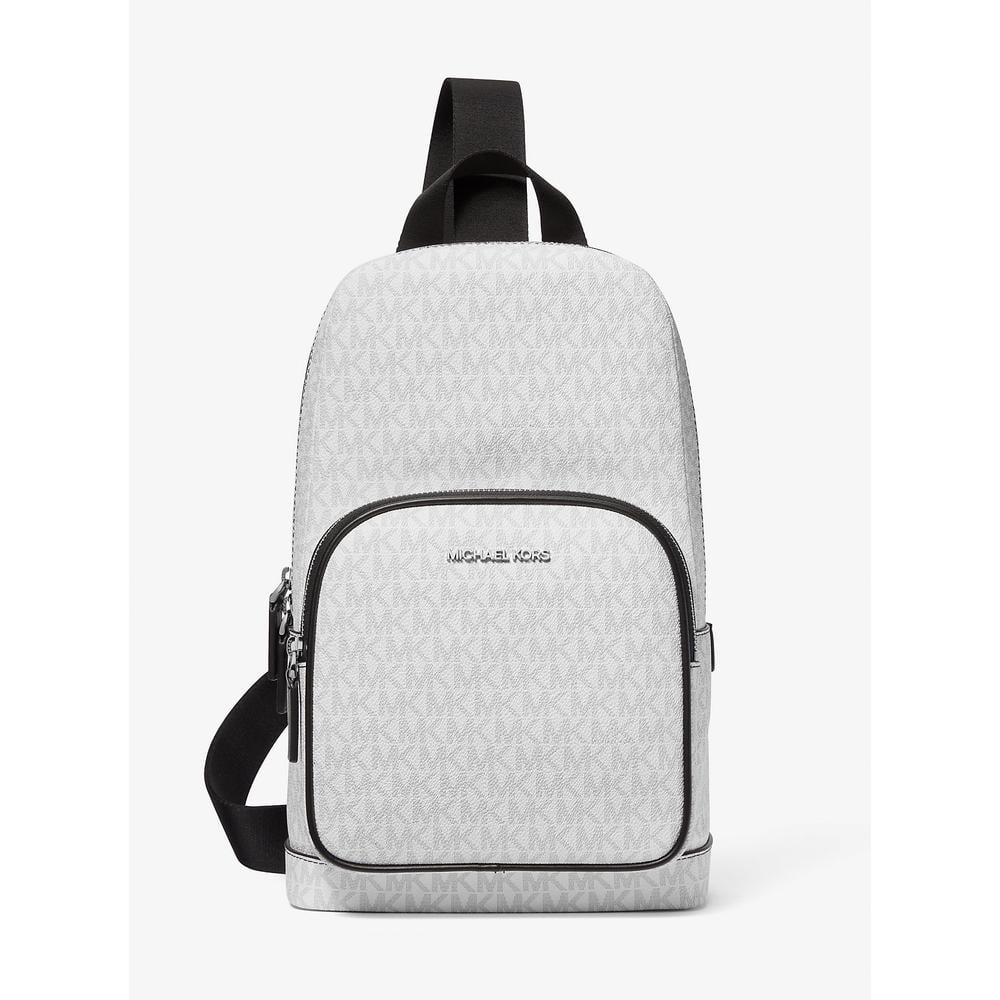 MICHAEL KORS MOCHILA BANDOLERA CON LOGOTIPO DE COOPER | BRIGHT WHT - 1