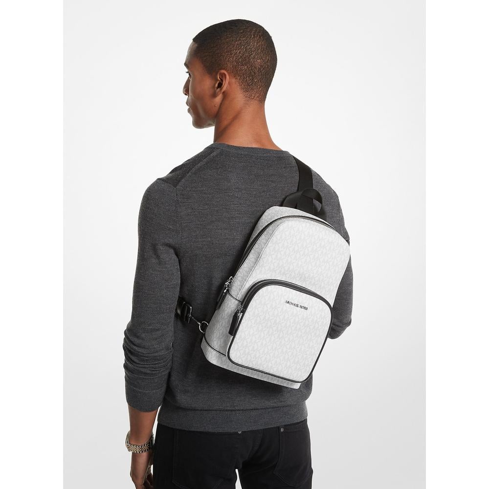 MICHAEL KORS MOCHILA BANDOLERA CON LOGOTIPO DE COOPER | BRIGHT WHT - 3