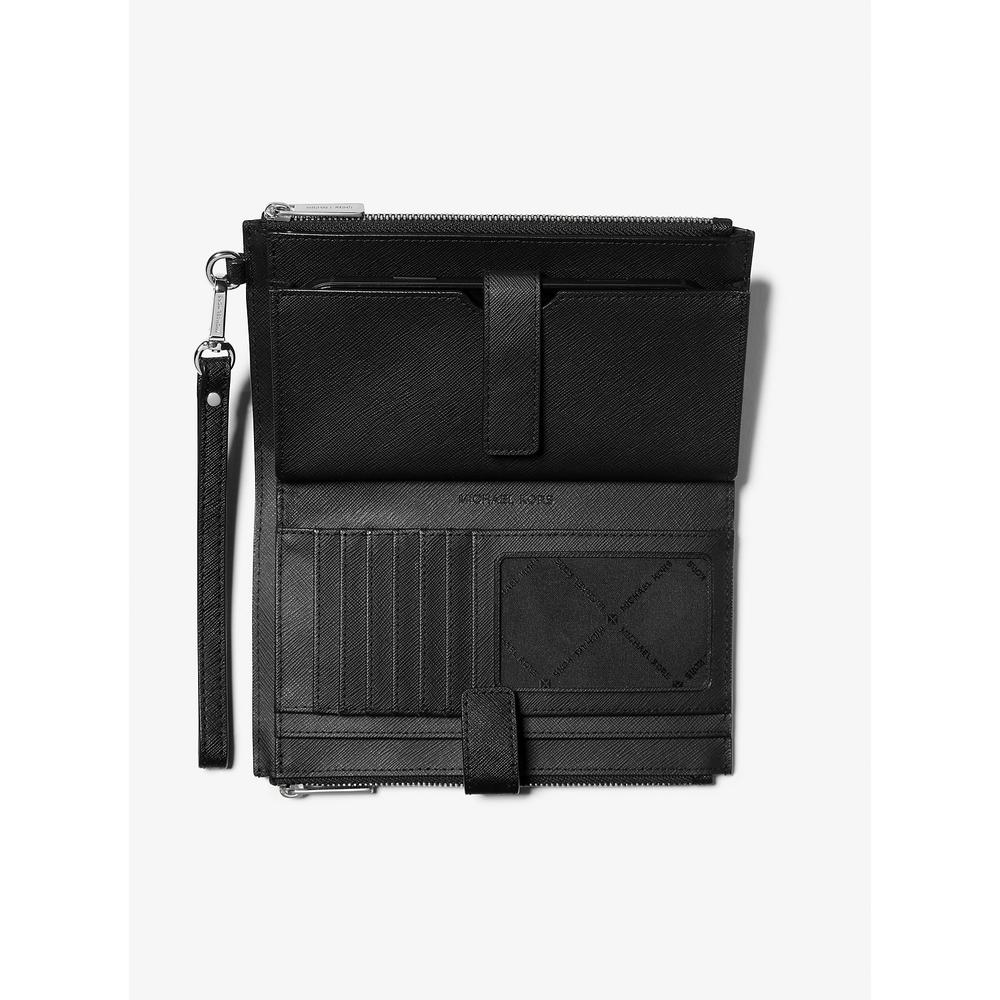 MICHAEL KORS CARTERA GRANDE DE CUERO JET SET PARA SMARTPHONE | NEGRO - 2