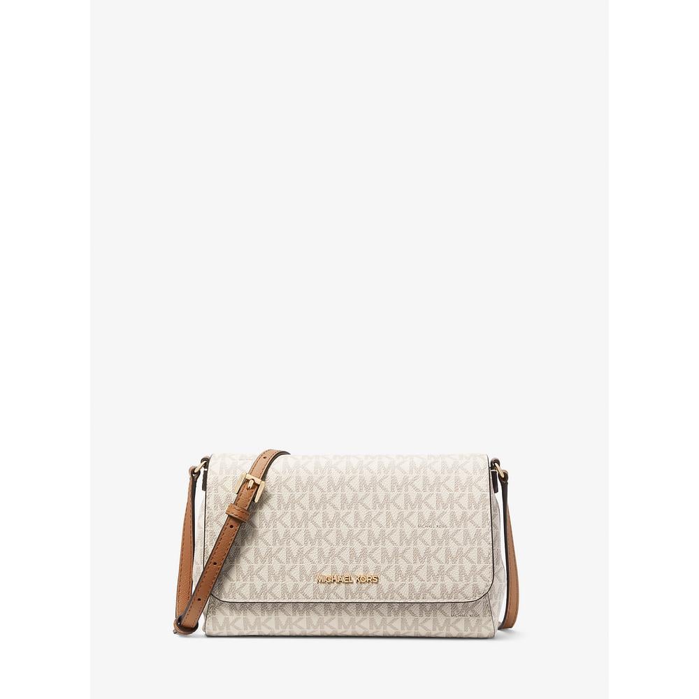 MICHAEL KORS BOLSO BANDOLERA CONVERTIBLE MEDIANO CON LOGOTIPO | VAINILLA - 1