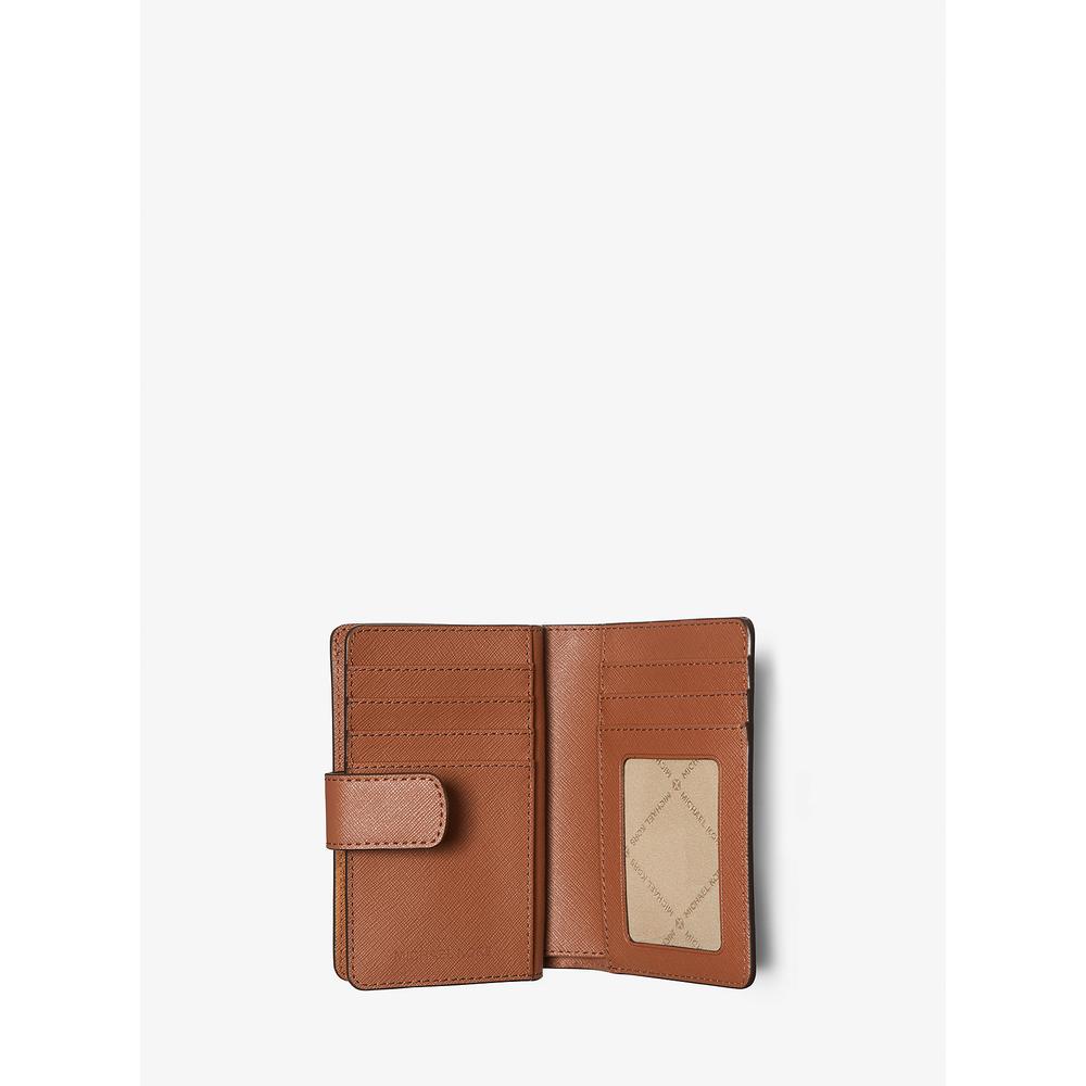 MICHAEL KORS CARTERA MEDIANA DE PIEL DE GRANO CRUZADO | LUGGAGE - 2