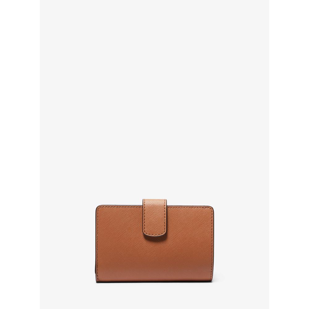 MICHAEL KORS CARTERA MEDIANA DE PIEL DE GRANO CRUZADO | LUGGAGE - 3