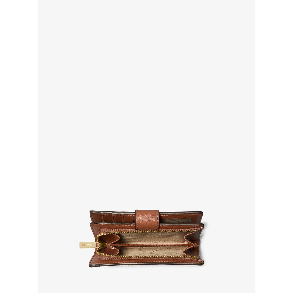 MICHAEL KORS CARTERA MEDIANA DE PIEL DE GRANO CRUZADO | LUGGAGE - 4