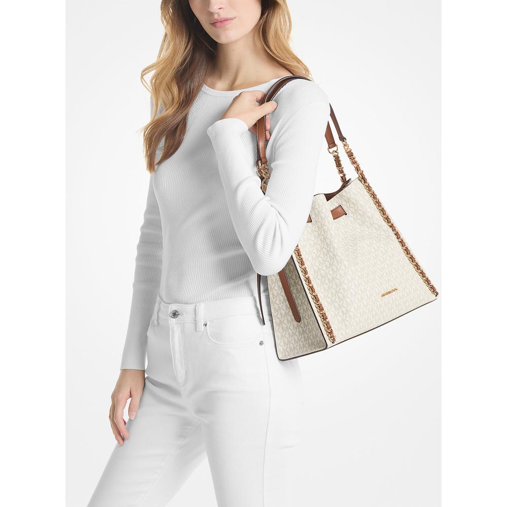 MICHAEL KORS BOLSO DE HOMBRO MINA GRANDE | VANILLA - 3