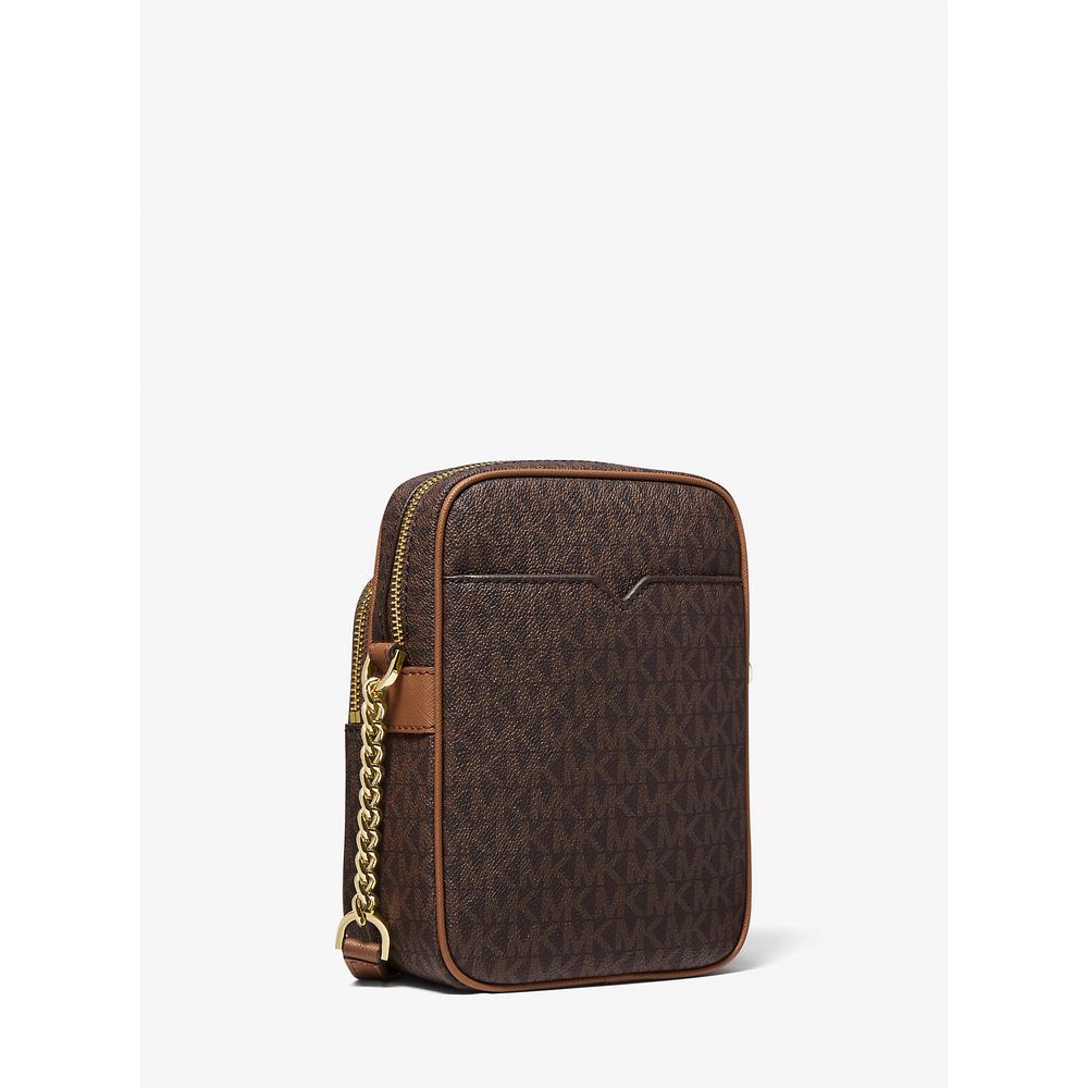 MICHAEL KORS BOLSO BANDOLERA MEDIANO CON LOGOTIPO JET SET TRAVEL | MARRÓN - 3