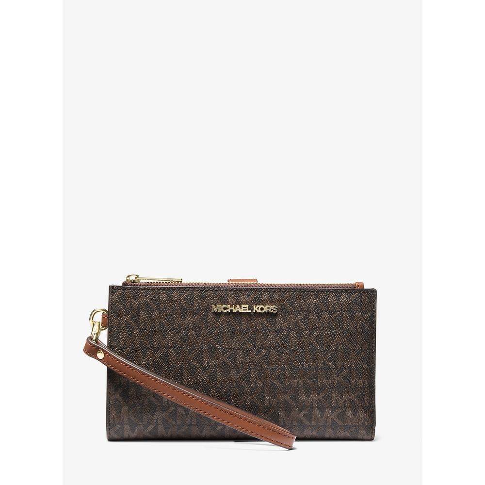 MICHAEL KORS CARTERA PARA SMARTPHONE JET SET TRAVEL SIGNATURE | MARRÓN - 1