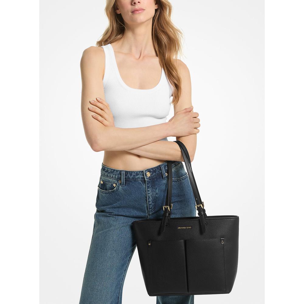 MICHAEL KORS BOLSO TOTE MEDIANO DE BOLSILLO JET SET | NEGRO - 3