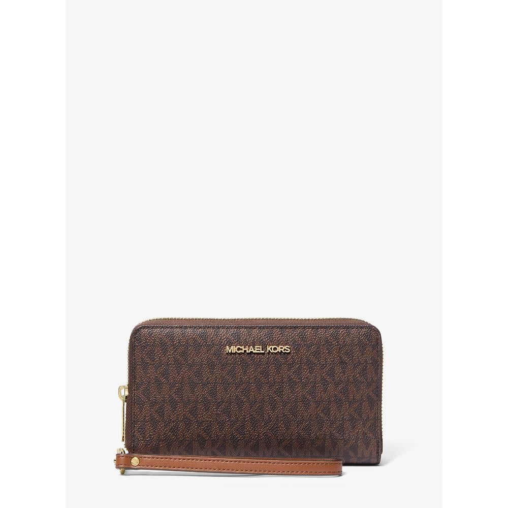 MICHAEL KORS BOLSO DE MANO JET SET SIGNATURE | MARRÓN - 1