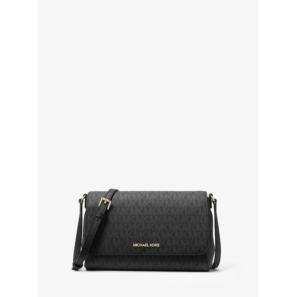 MICHAEL KORS BOLSO BANDOLERA CONVERTIBLE MEDIANO CON LOGOTIPO | NEGRO - 1