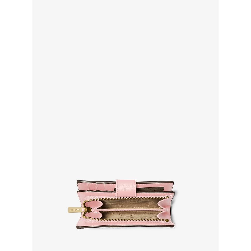 MICHAEL KORS CARTERA MEDIANA DE PIEL DE GRANO CRUZADO | POWDER BLUSH - 4