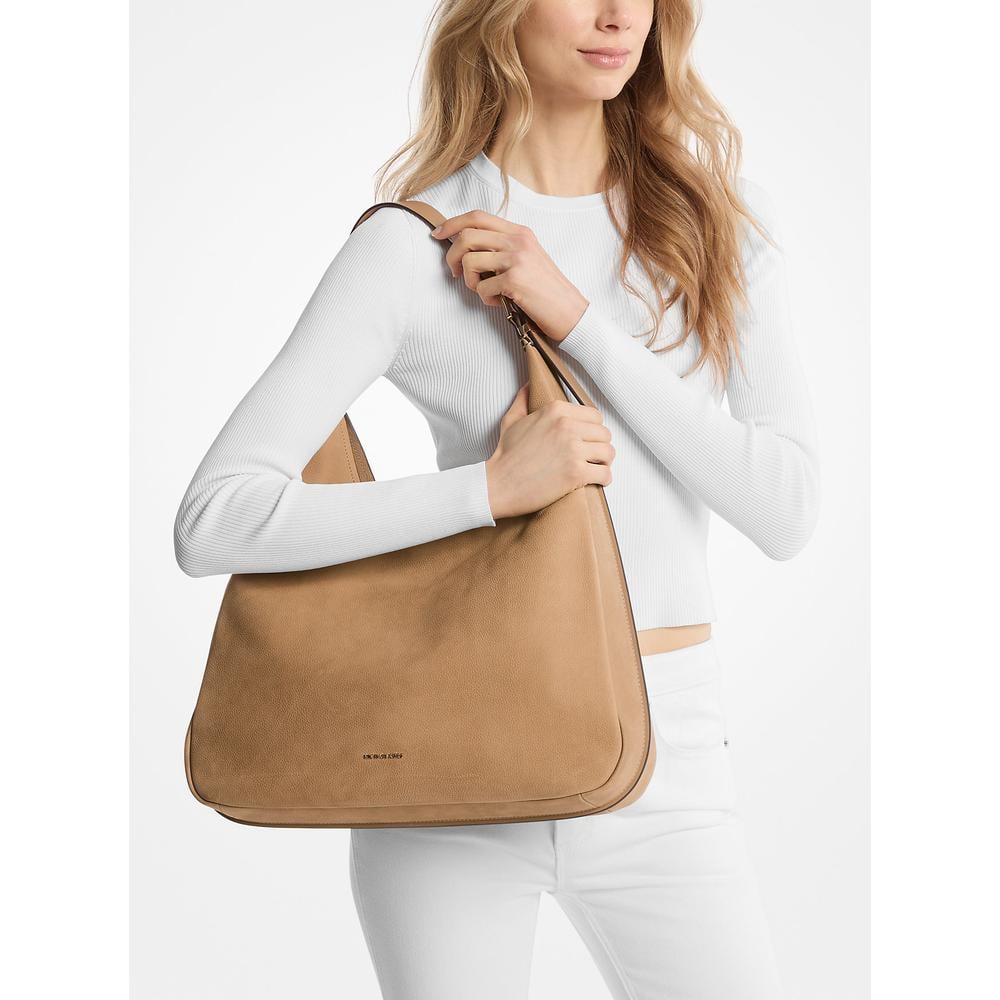 MICHAEL KORS BOLSO DE HOMBRO GRANDE DE NOBUK NOLITA | CAMELLO - 3