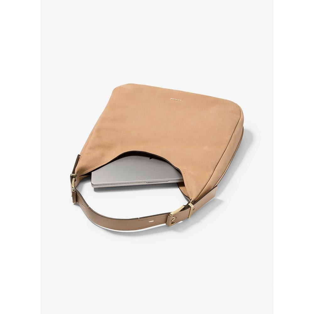 MICHAEL KORS BOLSO DE HOMBRO GRANDE DE NOBUK NOLITA | CAMELLO - 4