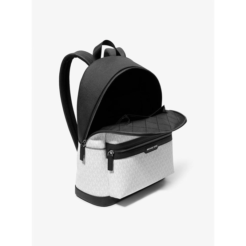 MICHAEL KORS MOCHILA CON EL LOGOTIPO DE COOPER SIGNATURE | BLANCO BRILLANTE - 2